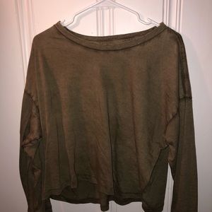 Aerie Crop long sleeve tee